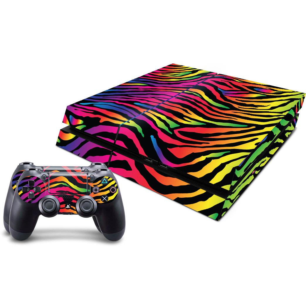 PS4 fat animal print