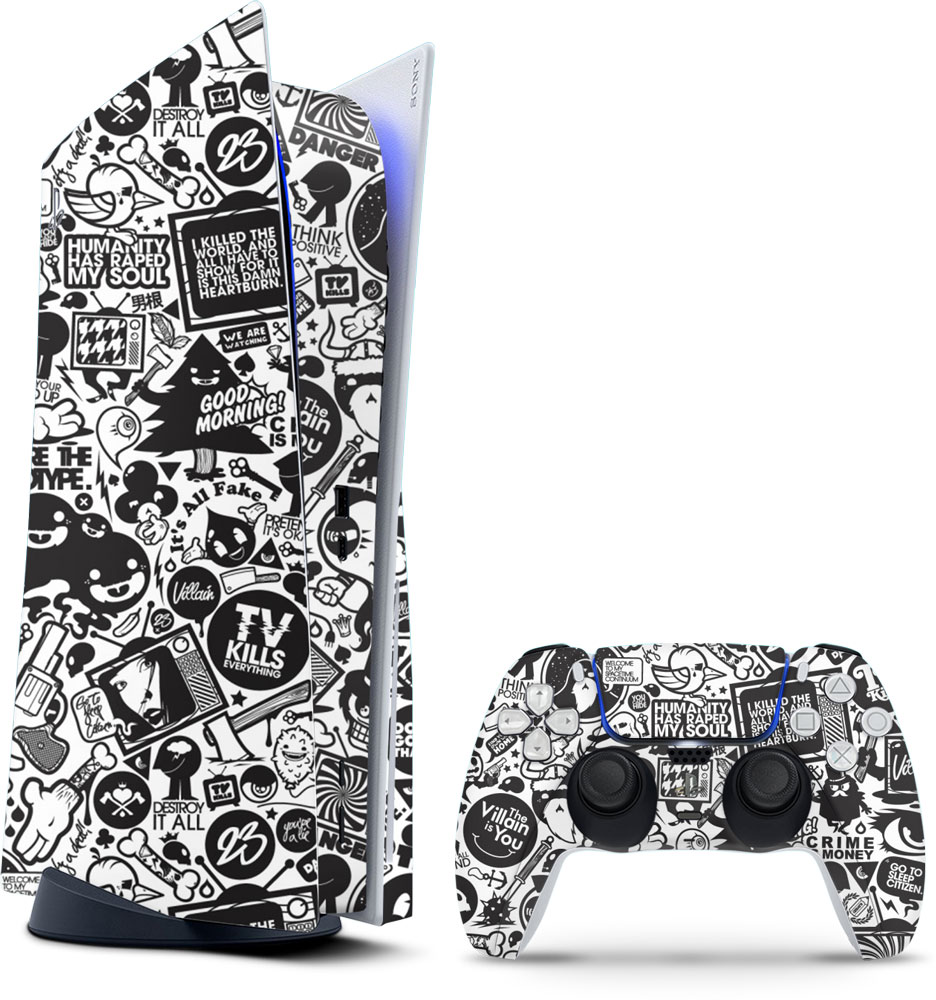 PS5 Black and white