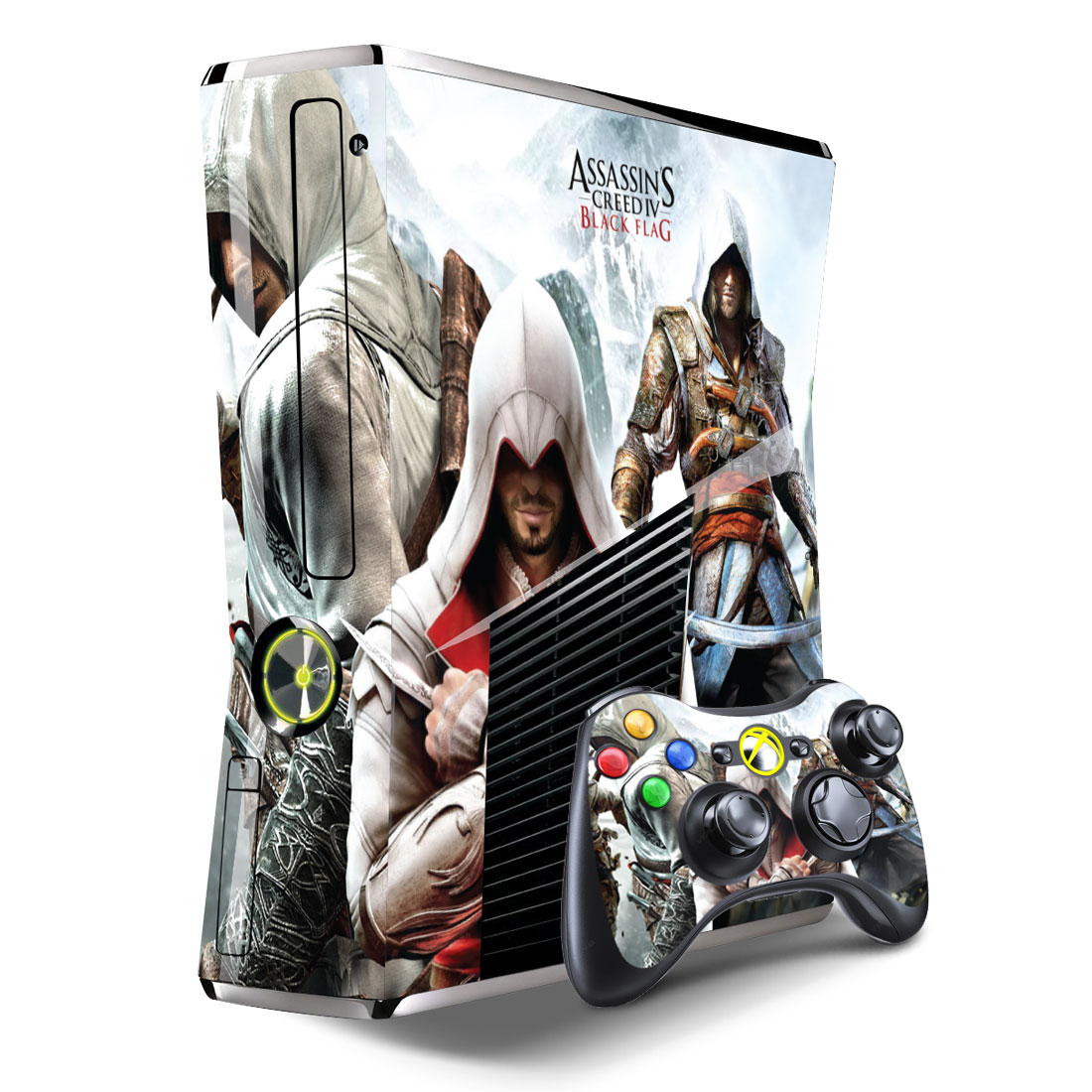 Xbox 360 Slim AC Black Flag